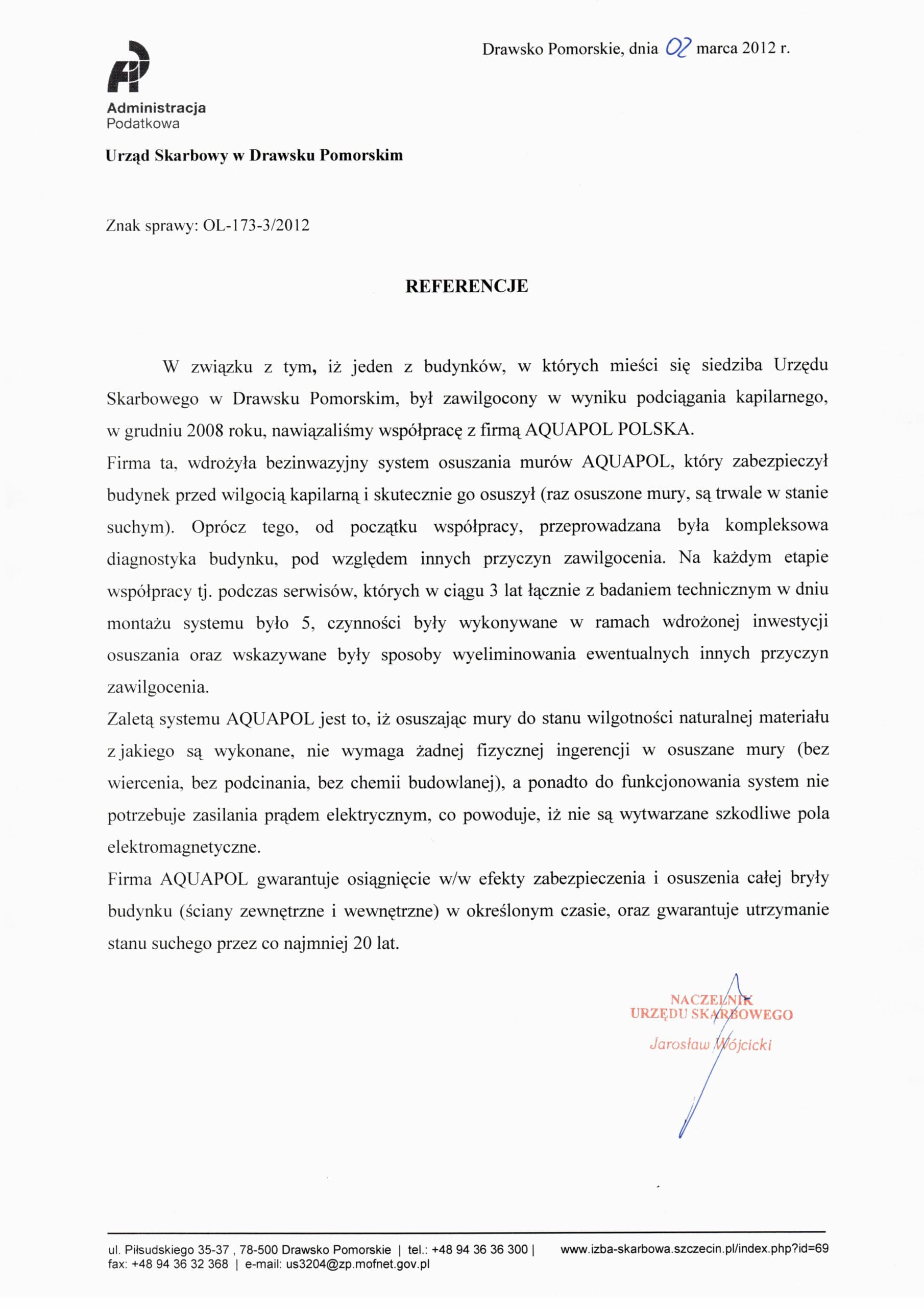 Urząd Skarbowy, Drawsko Pomorskie
