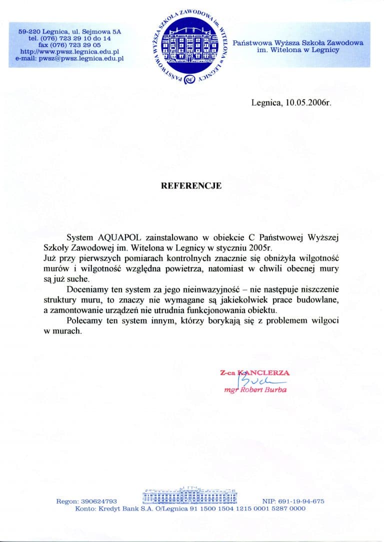 Uczelnia PWSZ im. Witelona, Legnica