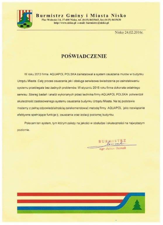Urząd Miasta, Nisko