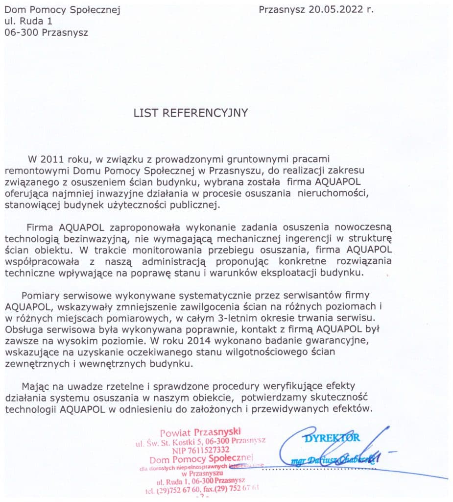 Dom Pomocy Społecznej, Przasnysz